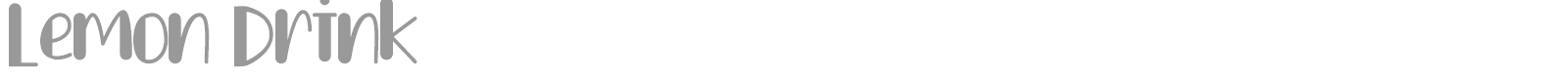 Lemon Drink font preview